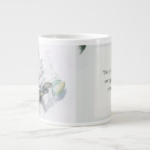 Ömtålig blomkrukka med vacker text