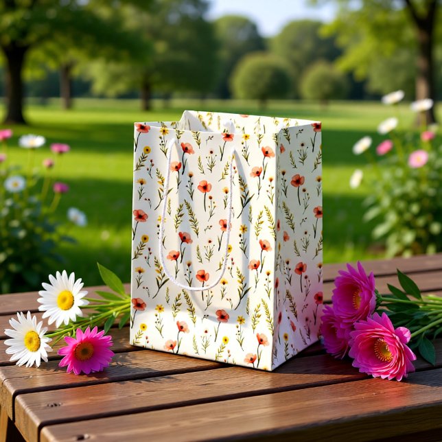 Ömtålig blommig presentpåse (Skapare uppladdad)