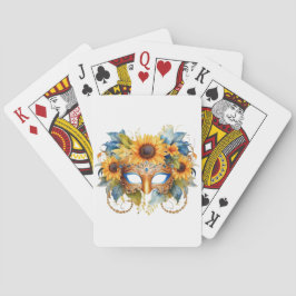 ÖMTÅLIG BLOMSTRANDE MARDI GRAS-MASK CASINOKORT