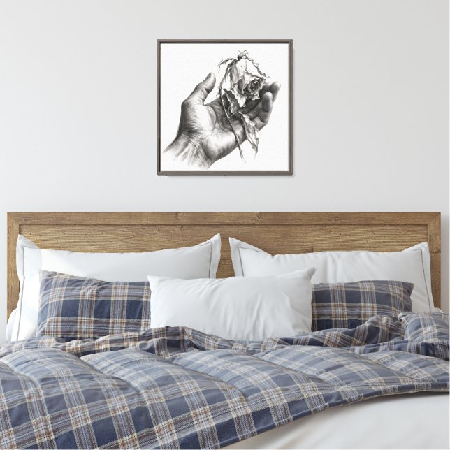 Ömtålig grepp canvastryck (Insitu (sovrum))