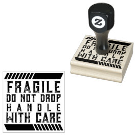 Ömtålig Hantera varsamt Gummistämpel Stämpel