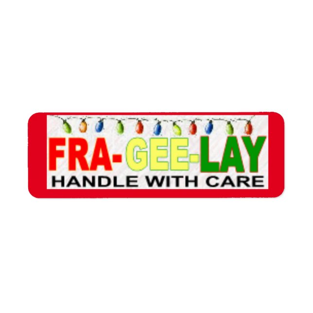 ömtålig returadress etikett (Framsidan)