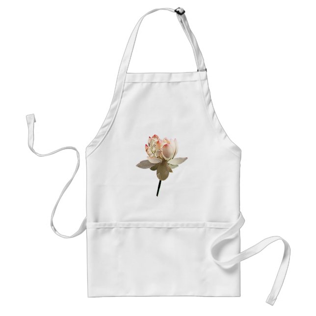 Ömtålig Rosa Lotus Förkläde (Framsidan)