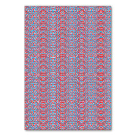 Ömtålig, upprepad, ljus rosa och ljusblå mönster bordsnummer