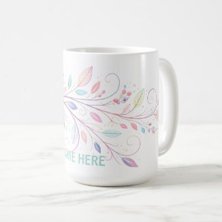 Ömtåliga blomblad kaffemugg