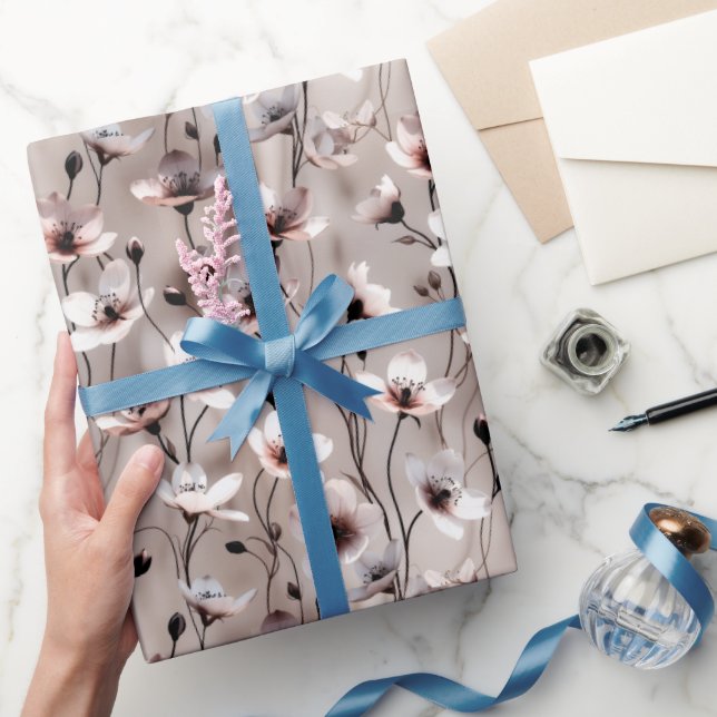  Ömtåliga Blommor & Flödande Rankor — Mjuk Sofisti Presentpapper (Gifting)