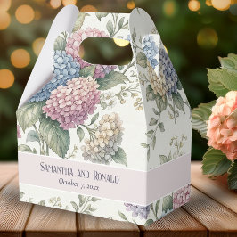 Ömtåliga Hydrangea Blommor Bröllop Presentaskar