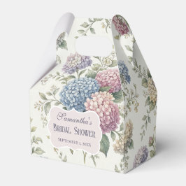 Ömtåliga Hydrangea Blommor Bröllopsdusch Presentaskar