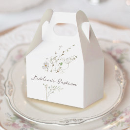 ömtåliga vilda blommor Baptism Presentaskar