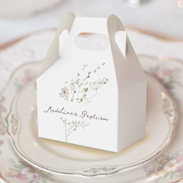 ömtåliga vilda blommor Baptism Presentaskar (Skapare uppladdad)