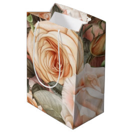 Ömtåliga vintage persika- och rosa rosor