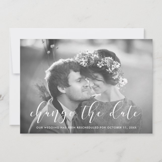 Ömtälskad | Foto Bröllop byt datum Meddelande (Framsida)