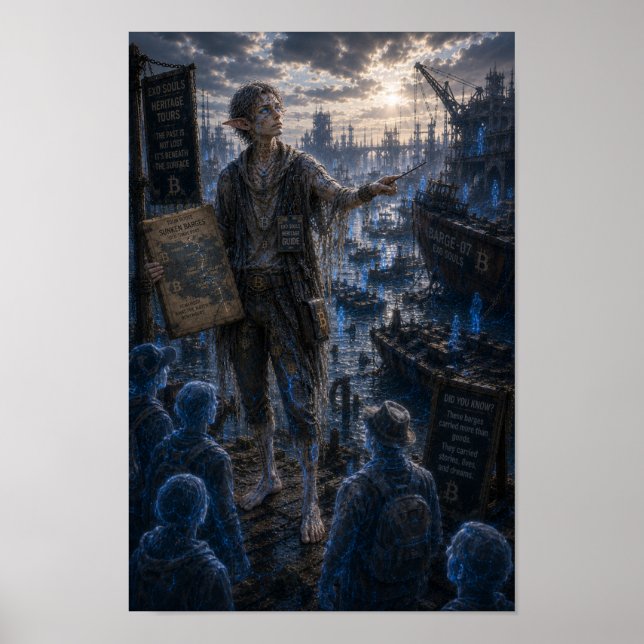 Omthought / Turguide / Sänkta pråmar Poster (Framsidan)