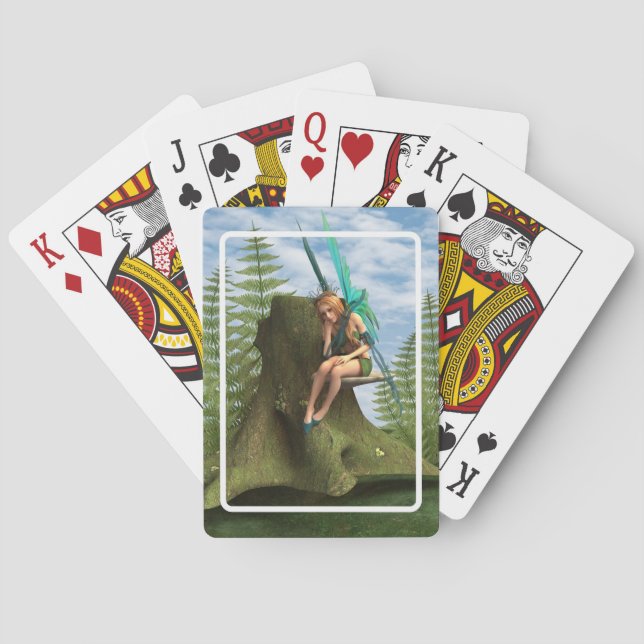 Omthoughtfull älva casinokort (Baksidan)