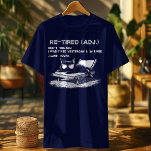 Omtirött katt - jag blev trött i går och igen i da t shirt