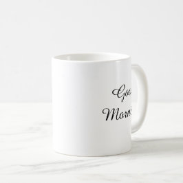 Omtöcknad kaffemugg för regnig dag kan redigeras