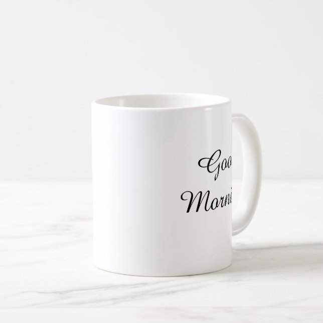 Omtöcknad kaffemugg för regnig dag kan redigeras (Framsida höger)