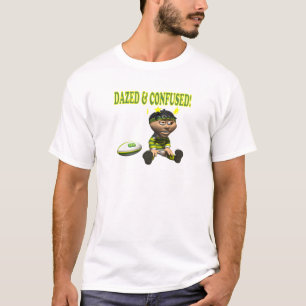 Omtumlat och förvirrat t shirt