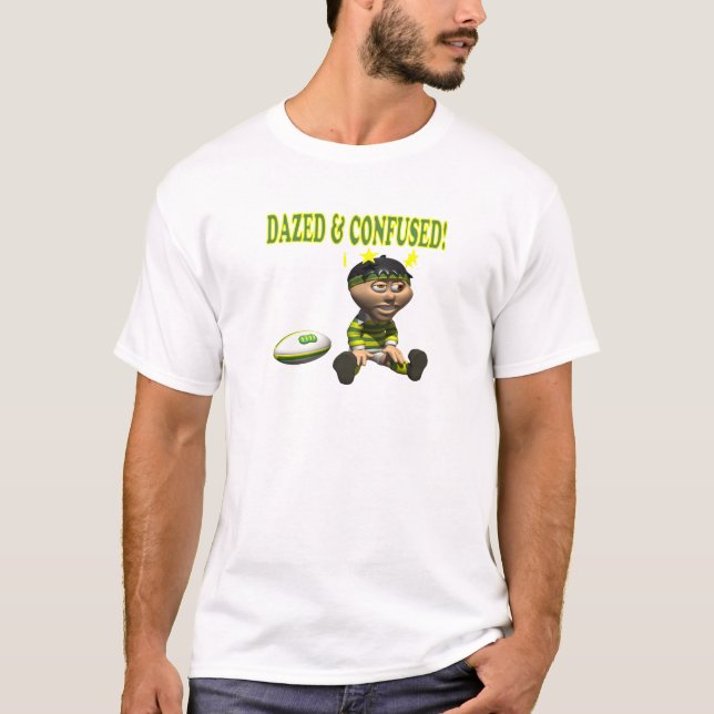 Omtumlat och förvirrat t shirt (Framsida)