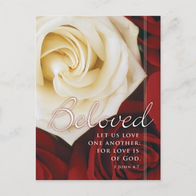 omtyckt vykort för bröllop (Framsida)