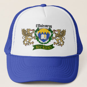 O'Mulconroy/Conroy Irish Shield w/Griffins Keps