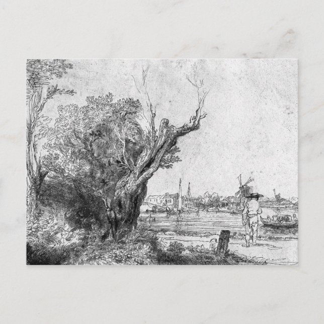 Omval, nära Amsterdam, 1645 Vykort (Framsida)