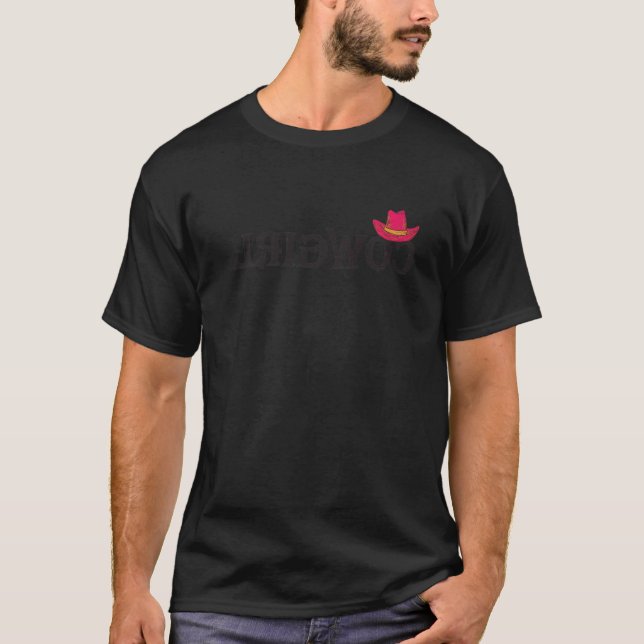 Omvänd Cowgirl T Shirt (Framsida)