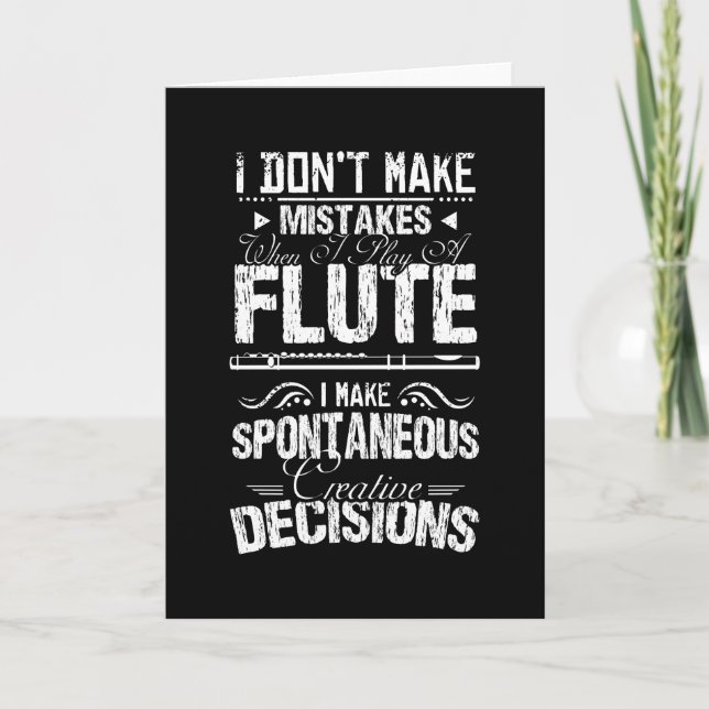 Omvänd flöjt kort (Framsida)