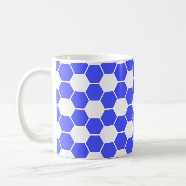 Omvänd fotbollstextur   kaffemugg (Vänster)
