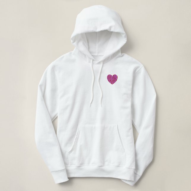 Omvänd hjärtan t shirt (Design framsida)
