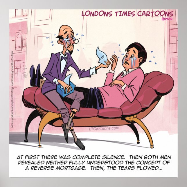 Omvänd hypoteksterapi Funny Poster (Framsidan)