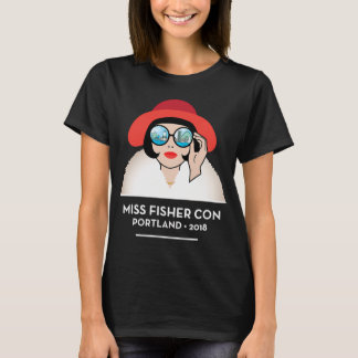Omvänd Miss Fisher Con Art - för mörka kläder T Shirt