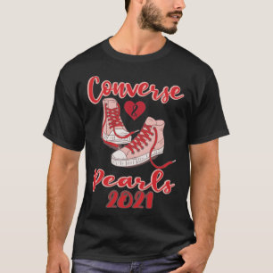 Omvänd och pärlsenskjorta t shirt