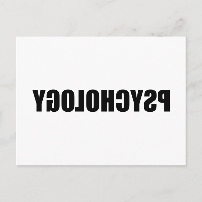 Omvänd psykologi vykort (Framsida)