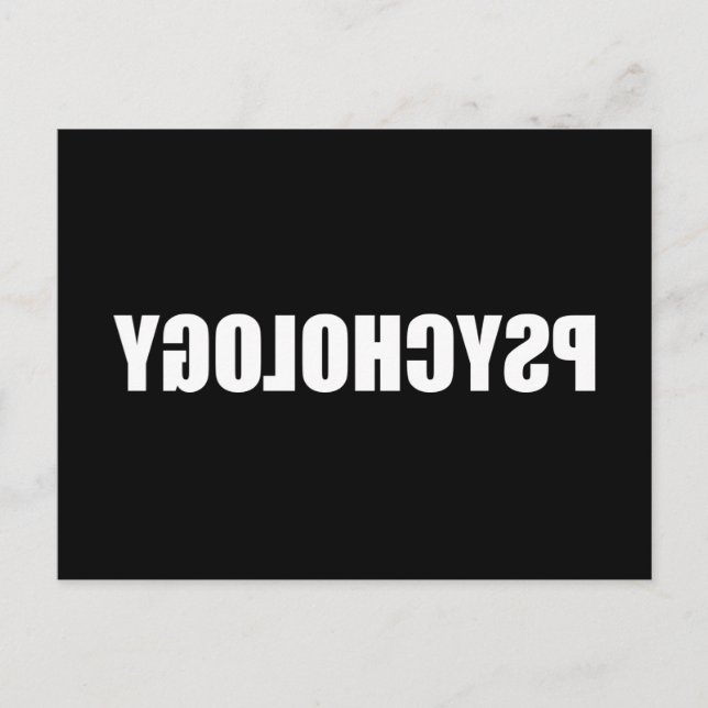 Omvänd psykologi vykort (Framsida)