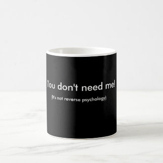 Omvänd psykologimugg kaffemugg