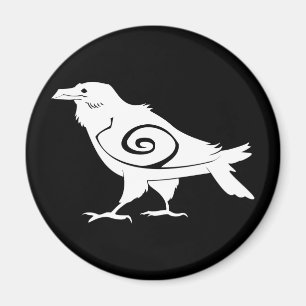 Omvänd stam- korpsvart kylmagnet magnet