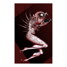 Omvänd teckning-utskrift av sjöjungfru