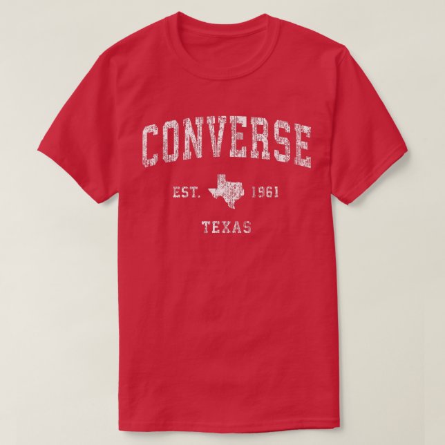 Omvänd Texas TX-Vintage T Shirt (Design framsida)