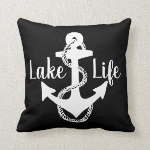 Omvänd tvåsidig sjöfartslängd SJÖ Life + ANCHOR Kudde