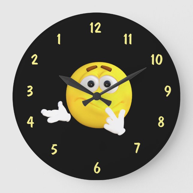 Omvänd uppringning för Ansikte förväxlat Stor Klocka (Framsida)