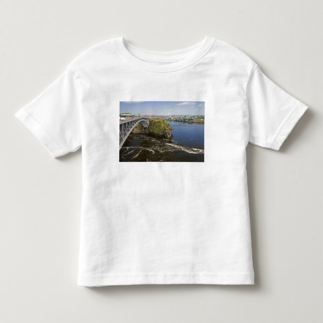 Omvända forsar på floden St. John vid St. T-shirt (Framsida)