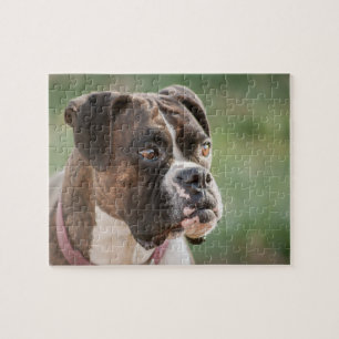 Omvända Pussel till Brindle Boxer Hund