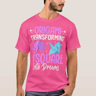 Omvandla en kvadrat till Dreams Origami T Shirt