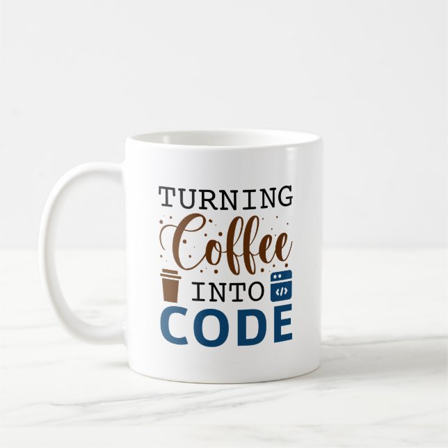 Omvandla kaffe till kod kaffemugg (Vänster)