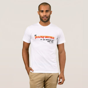 Omvandla röd Gult T-skikt T Shirt