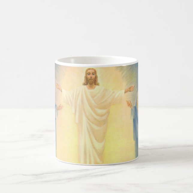 Omvandling av Jesus Kristus, Vintage Religion Kaffemugg (Center)