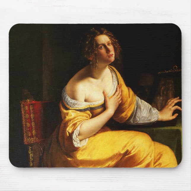 Omvandling av Magdalene - Artemisa Gentileschi Musmatta (Framsidan)