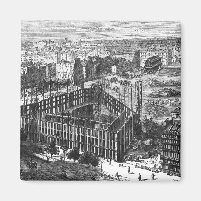 Omvandling av Paris: Byggnad 1861 Magnet (Framsidan)