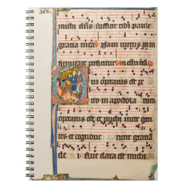 Omvandling av saint Paul Medieval Manuscript Anteckningsbok